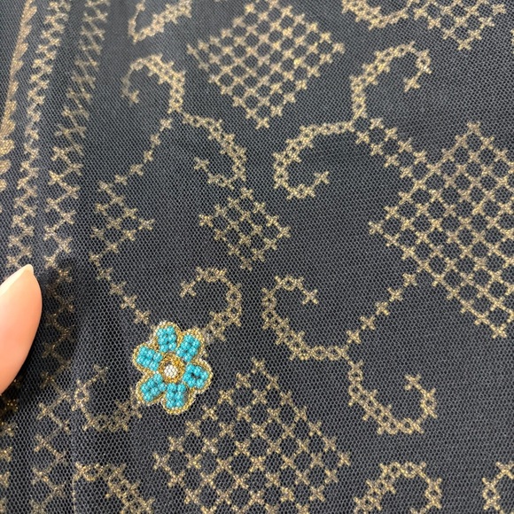 Y2K Bonkers Clothing Co Womens Black Lace Dress Sz S Goth Grunge Dark Romantic - Picture 5 of 11